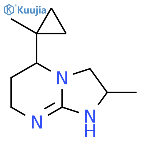 2-methyl-5-(1-methylcyclopropyl)-2H,3H,5H,6H,7H,8H-imidazo1,2-apyrimidine structure