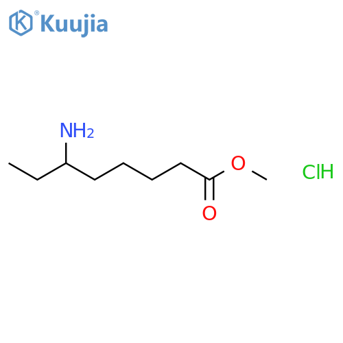 Octanoic acid, 6-amino-, methyl ester, hydrochloride structure