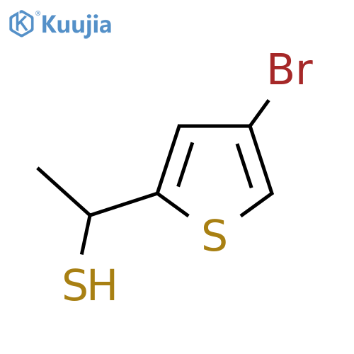 1-(4-Bromothiophen-2-yl)ethane-1-thiol structure
