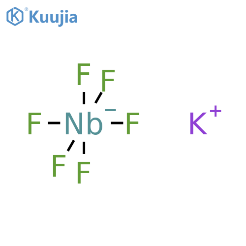 Niobate(1-),hexafluoro-, potassium (1:1), (OC-6-11)- structure