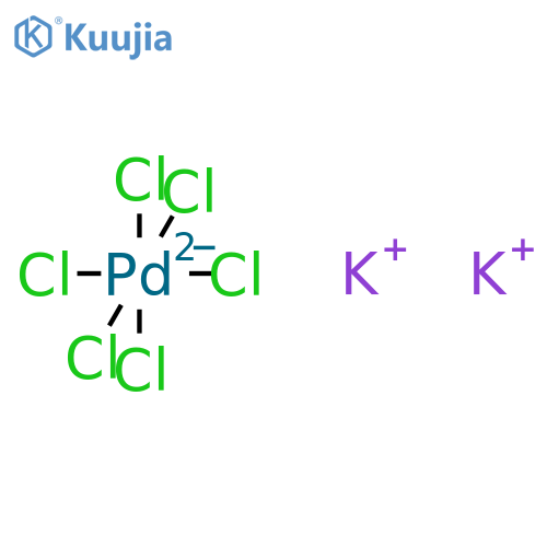 Potassium hexachloropalladate(IV) structure