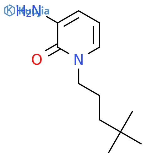3-amino-1-(4,4-dimethylpentyl)-1,2-dihydropyridin-2-one structure