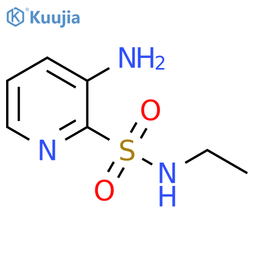 3-amino-N-ethylpyridine-2-sulfonamide structure