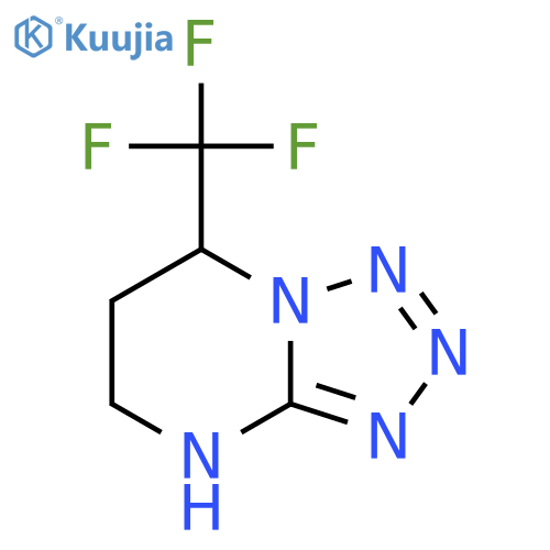 7-(trifluoromethyl)-4H,5H,6H,7H-1,2,3,4tetrazolo1,5-apyrimidine structure