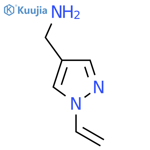 (1-ethenyl-1H-pyrazol-4-yl)methanamine structure