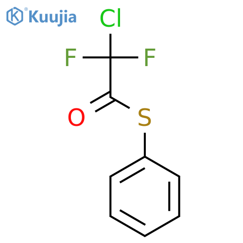 Ethanethioic acid, chlorodifluoro-, S-phenyl ester structure