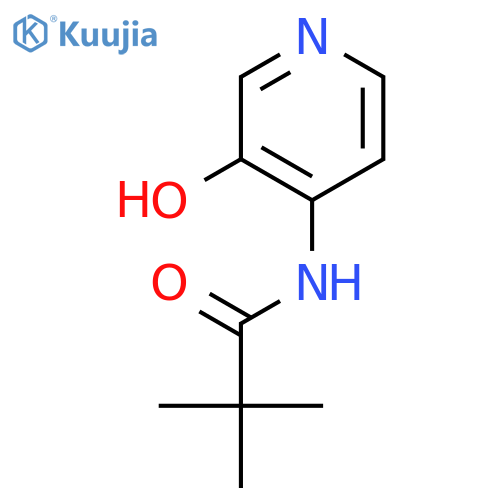 N-(3-Hydroxy-pyridin-4-yl)-2,2-dimethyl-propionamide structure