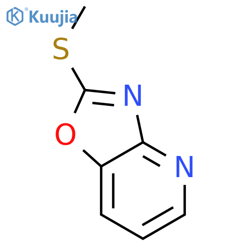 2-(Methylthio)oxazolo4,5-bpyridine structure