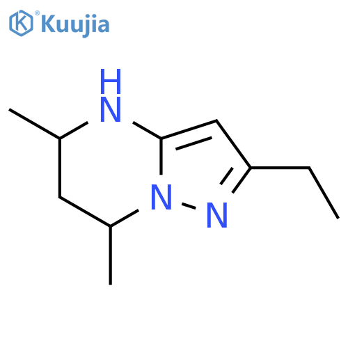 2-ethyl-5,7-dimethyl-4H,5H,6H,7H-pyrazolo1,5-apyrimidine structure