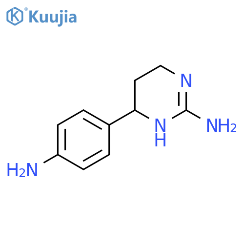 6-(4-aminophenyl)-1,4,5,6-tetrahydropyrimidin-2-amine structure