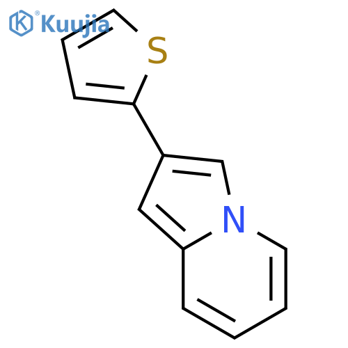 2-Thiophen-2-yl-indolizine structure