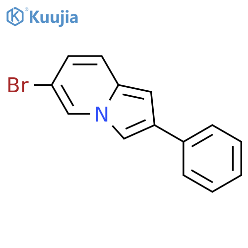 6-Bromo-2-phenylindolizine structure