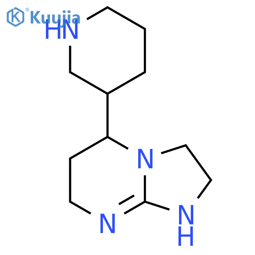 3-{2H,3H,5H,6H,7H,8H-imidazo1,2-apyrimidin-5-yl}piperidine structure