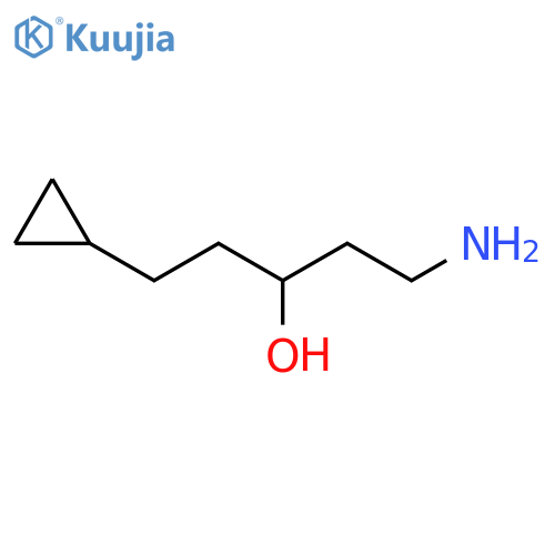 Cyclopropanepropanol, α-(2-aminoethyl)- structure