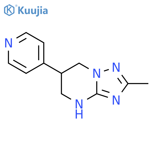 4-{2-methyl-4H,5H,6H,7H-1,2,4triazolo1,5-apyrimidin-6-yl}pyridine structure