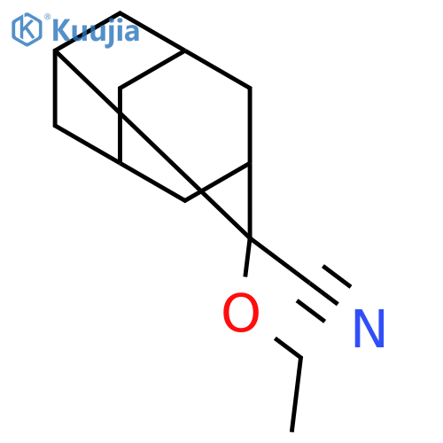 Tricyclo[3.3.1.13,7]decane-2-carbonitrile, 2-ethoxy- (9CI) structure