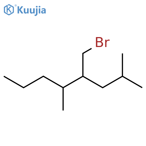 Octane, 4-(bromomethyl)-2,5-dimethyl- structure
