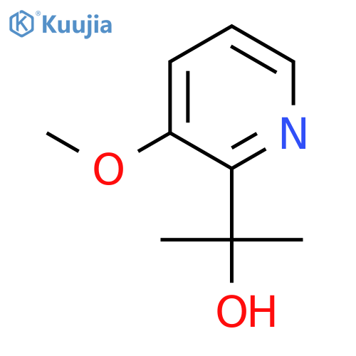 2-(3-methoxypyridin-2-yl)propan-2-ol structure