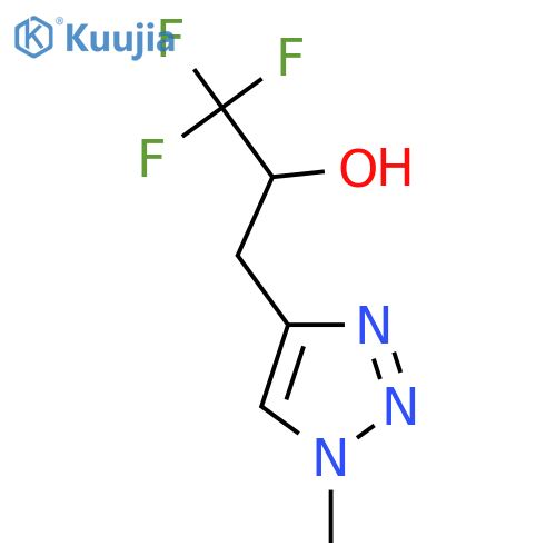 1,1,1-trifluoro-3-(1-methyl-1H-1,2,3-triazol-4-yl)propan-2-ol structure