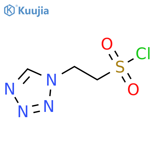 2-(1H-1,2,3,4-tetrazol-1-yl)ethane-1-sulfonyl chloride structure