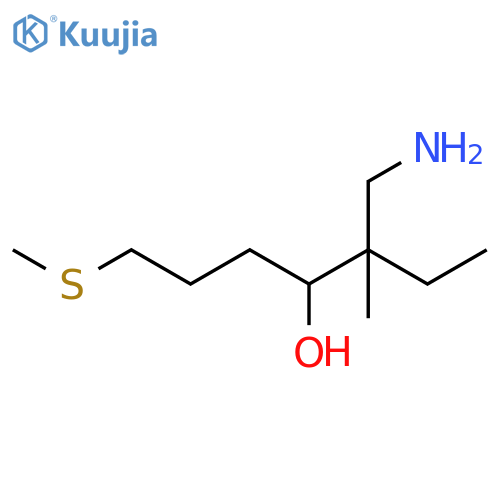 4-Heptanol, 5-(aminomethyl)-5-methyl-1-(methylthio)- structure