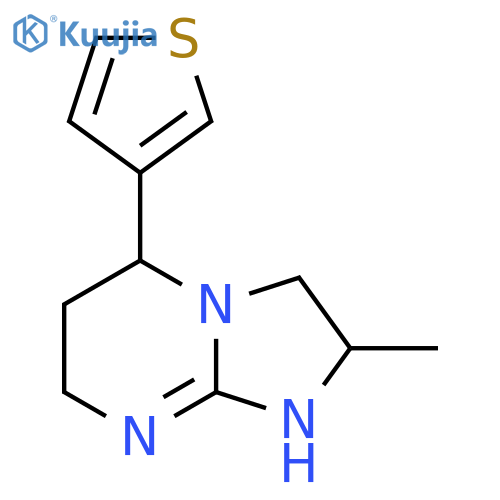 2-methyl-5-(thiophen-3-yl)-2H,3H,5H,6H,7H,8H-imidazo1,2-apyrimidine structure