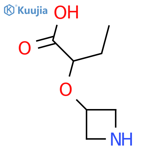 2-(Azetidin-3-yloxy)butanoic acid structure