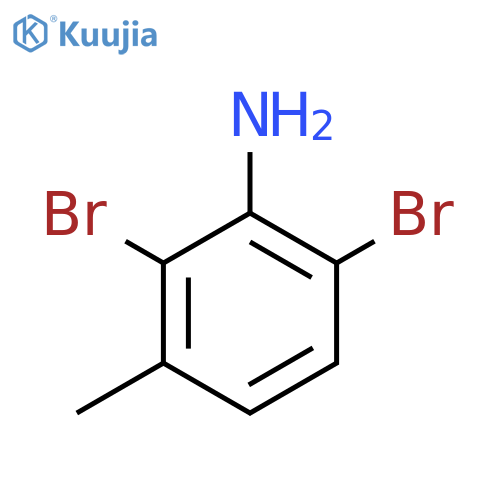 2,6-Dibromo-3-methylaniline structure