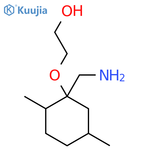 2-{1-(aminomethyl)-2,5-dimethylcyclohexyloxy}ethan-1-ol structure