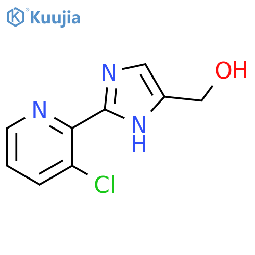 2-(3-chloropyridin-2-yl)-1H-imidazol-4-ylmethanol structure