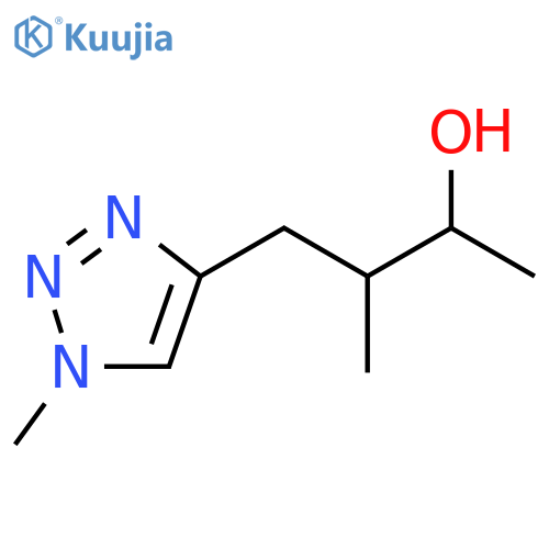 3-methyl-4-(1-methyl-1H-1,2,3-triazol-4-yl)butan-2-ol structure