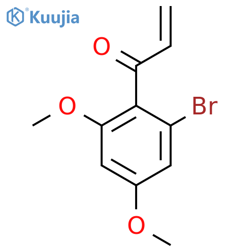 1-(2-bromo-4,6-dimethoxyphenyl)prop-2-en-1-one structure