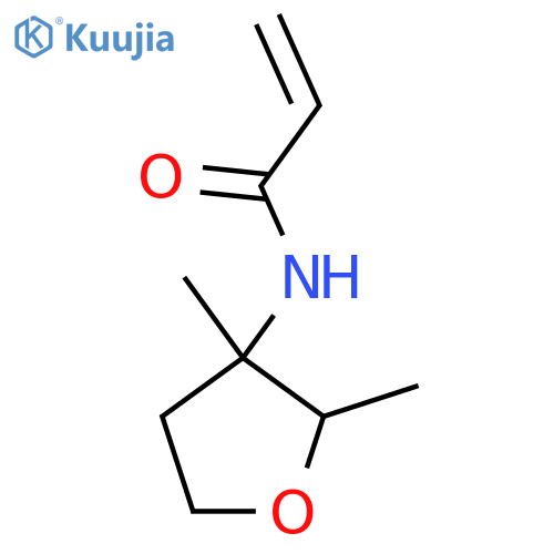 N-(2,3-dimethyloxolan-3-yl)prop-2-enamide structure