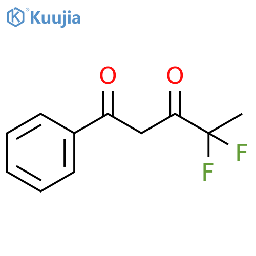 4,4-difluoro-1-phenylpentane-1,3-dione structure