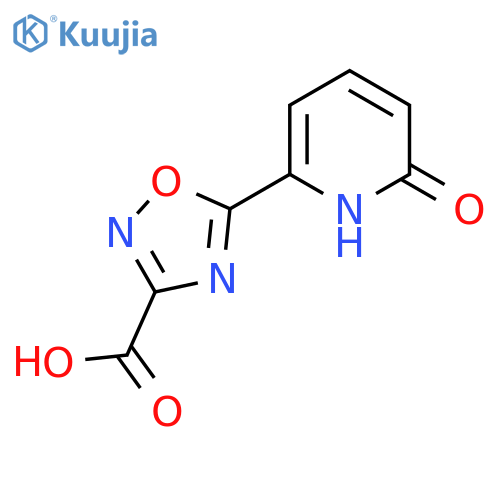 5-(6-Oxo-1,6-dihydropyridin-2-yl)-1,2,4-oxadiazole-3-carboxylic acid structure