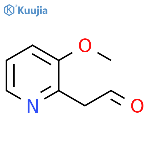 2-(3-methoxypyridin-2-yl)acetaldehyde structure