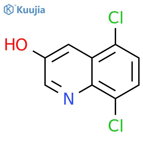 3-Quinolinol, 5,8-dichloro- structure