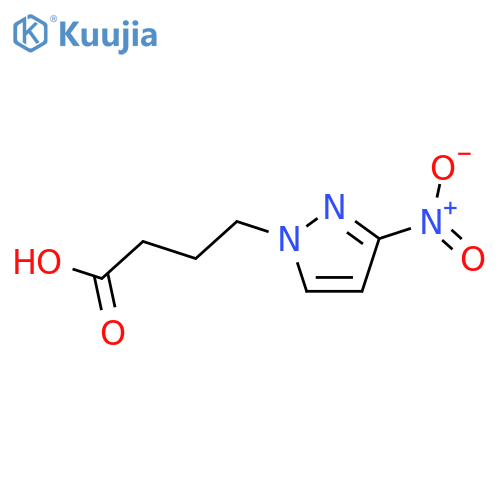 4-(3-nitro-1H-pyrazol-1-yl)butanoic acid structure