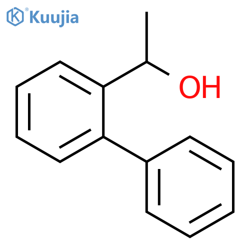 1-(2-phenylphenyl)ethan-1-ol structure