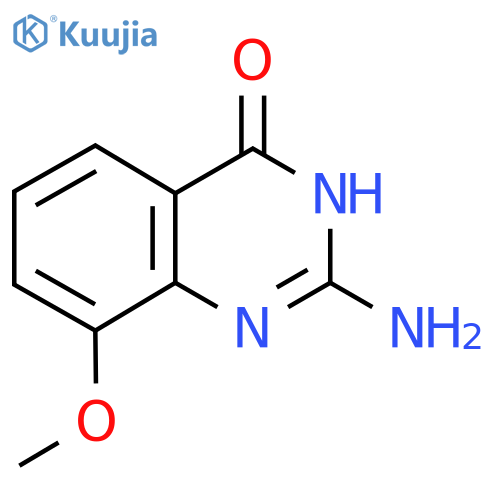 2-amino-8-methoxy-3,4-dihydroquinazolin-4-one structure