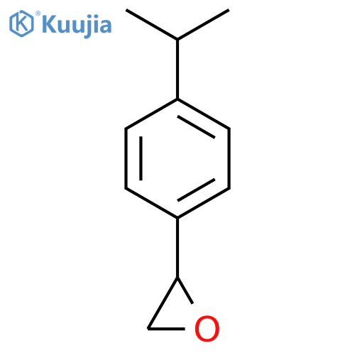 2-4-(propan-2-yl)phenyloxirane structure