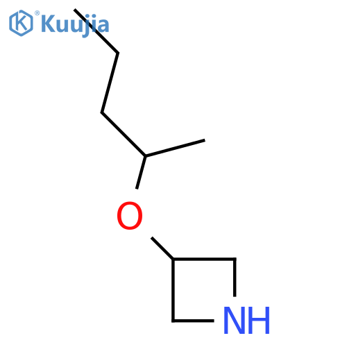 3-(Pentan-2-yloxy)azetidine structure