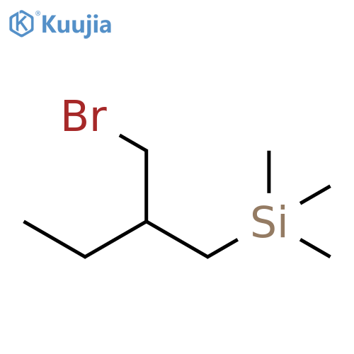 Silane, [2-(bromomethyl)butyl]trimethyl- structure