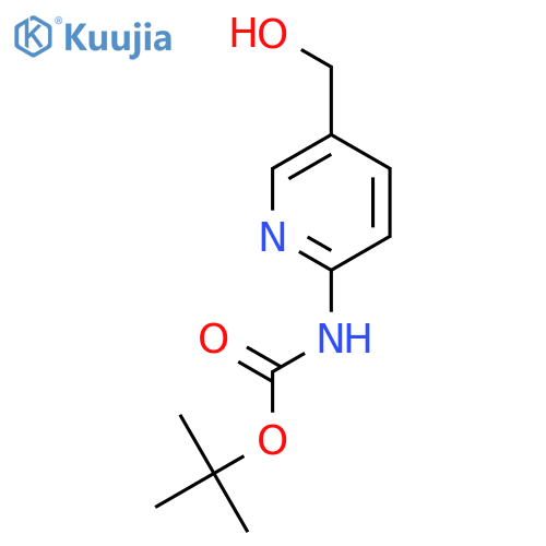 tert-butyl N-[5-(hydroxymethyl)pyridin-2-yl]carbamate structure