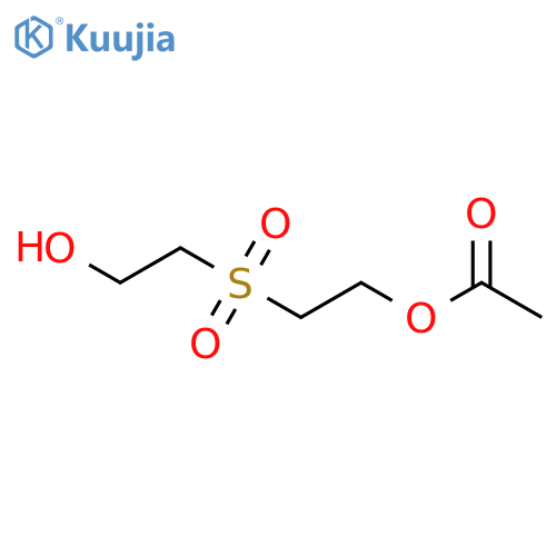 Ethanol, 2-[[2-(acetyloxy)ethyl]sulfonyl]- structure