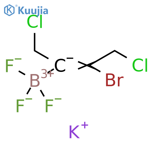 Potassium (E)-3-bromo-1,4-dichlorobut-2-en-2-yltrifluoroborate structure