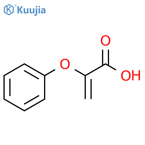 2-Propenoic acid, 2-phenoxy- structure
