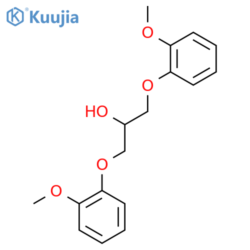 1,3-Bis(2-methoxyphenoxy)-2-propanol structure