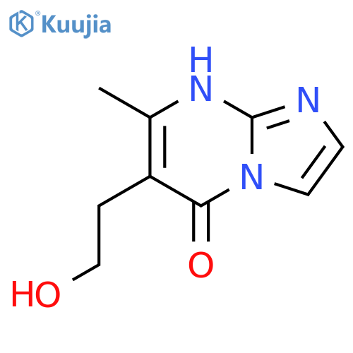 6-(2-hydroxyethyl)-7-methyl-Imidazo[1,2-a]pyrimidin-5(8H)-one structure