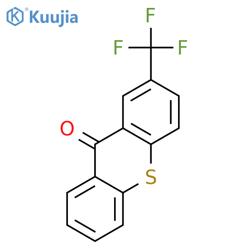 2-Trifluoromethylthioxanthone structure